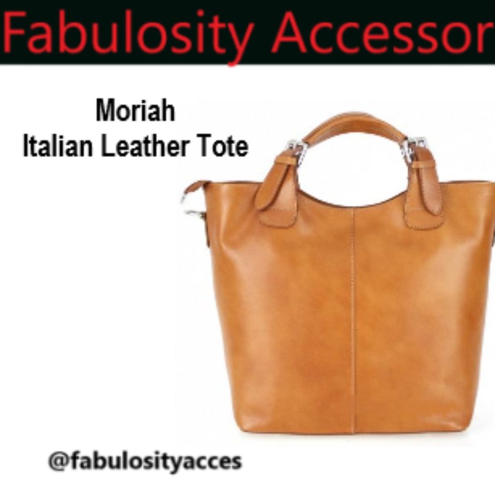 Adorable Brown Leather Bag  Cognac Brown Tote Bag